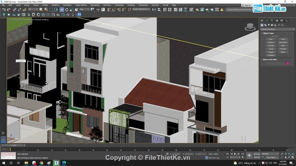 nhà phố 3 tầng đẹp,thiết kế nhà phố 3 tầng,bản vẽ nhà phố 3 tầng,file cad nhà phố 3 tầng,Nhà phố 3 tầng 5.47x11.3m